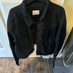 ELLE black button up jacket